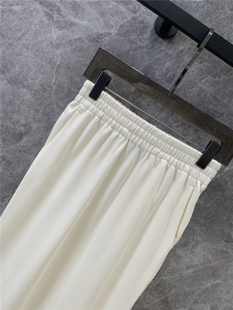 Pra*a white washed cotton skirt