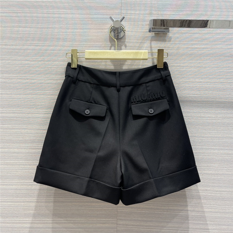 M1um1u hot style straight shorts cheap replica designer clothes