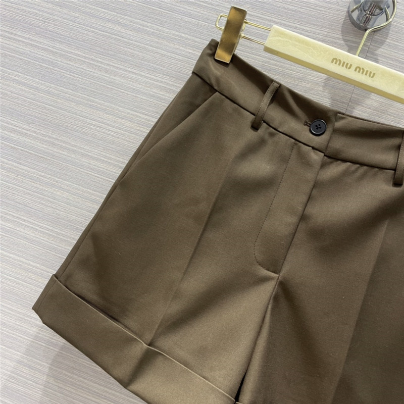 M1um1u hot style straight shorts cheap replica designer clothes