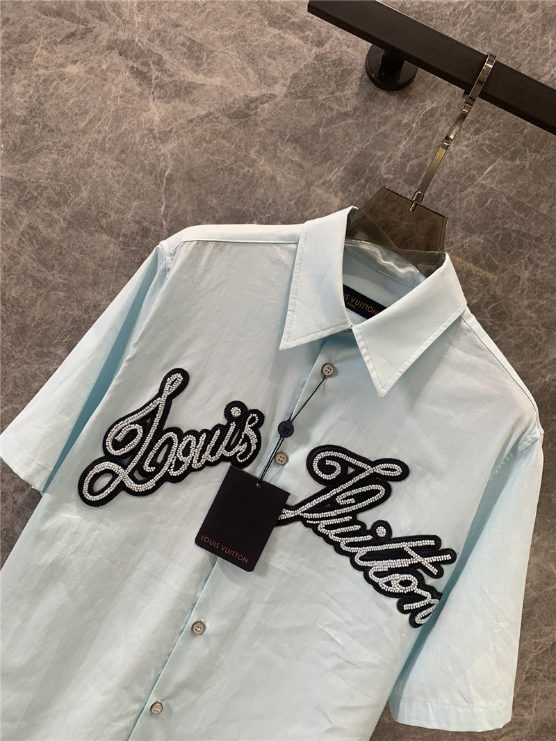 l0vis Vvtt0n lv cotton short shirt replica d&g clothing