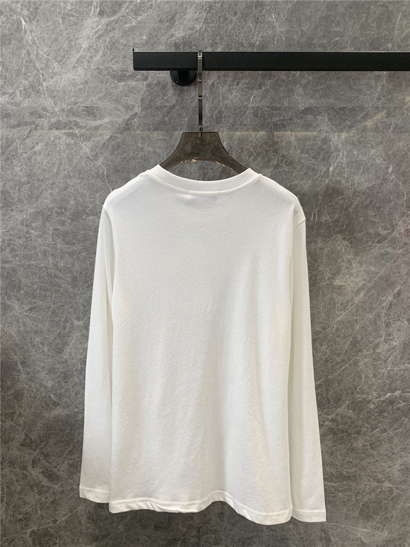 D10r letter beaded long-sleeved t-shirt replica clothes