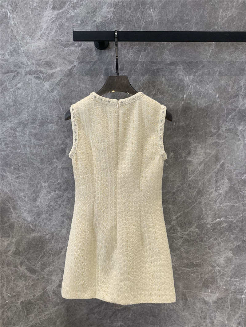 Ch**el woolen sleeveless vest dress replica clothes