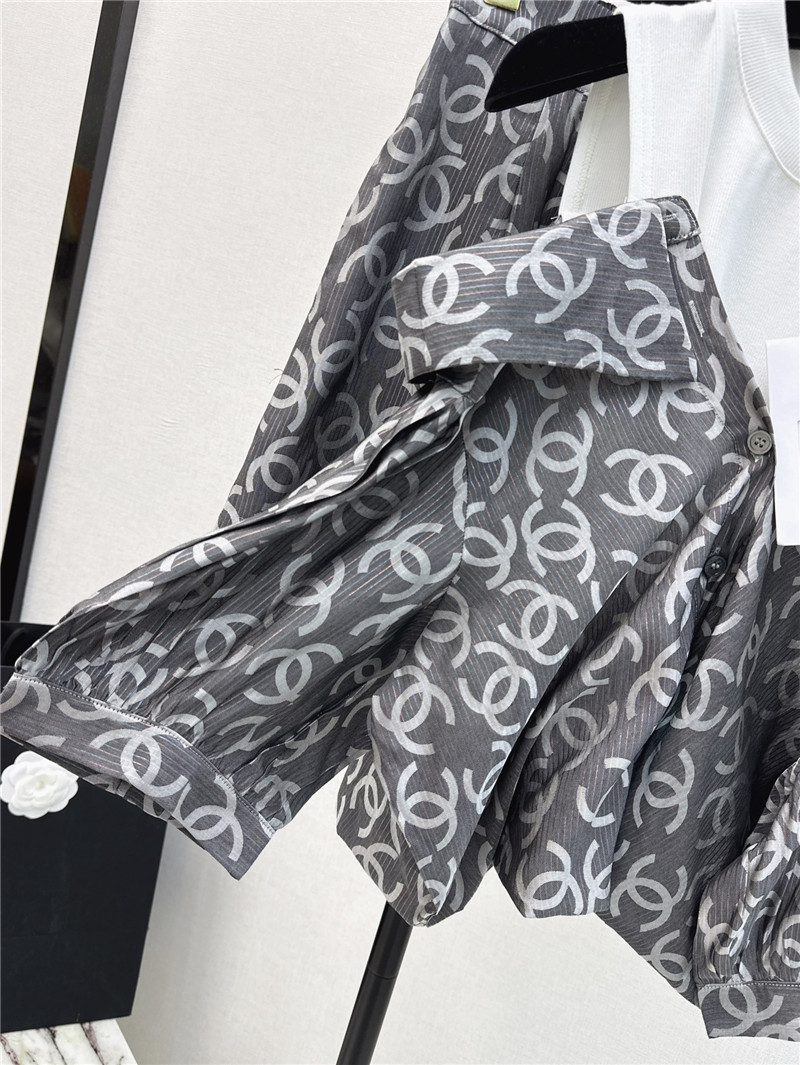 Ch**el new logo print suit replica clothing sites