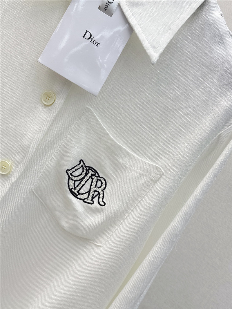 D10r embroidered logo patchwork lace series suit replicas clothes