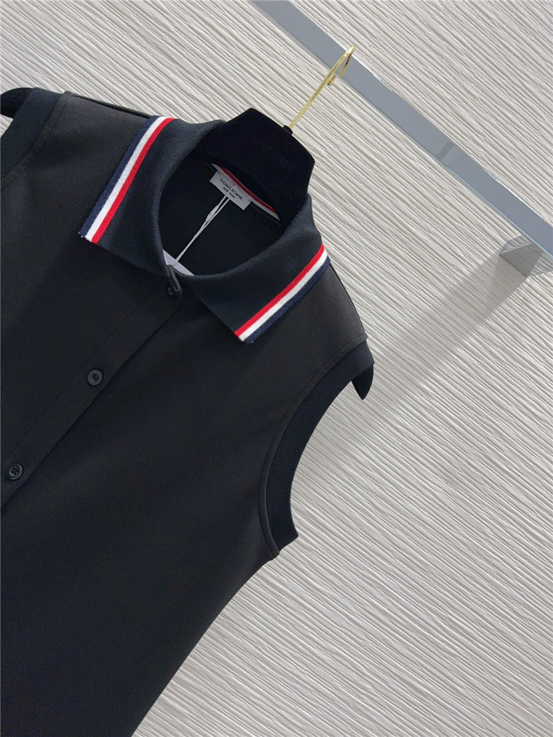 THOM BROWNE sleeveless vest polo skirt replica clothing