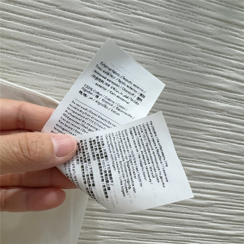 Va1e*ntin0 white hollow embroidered shirt set