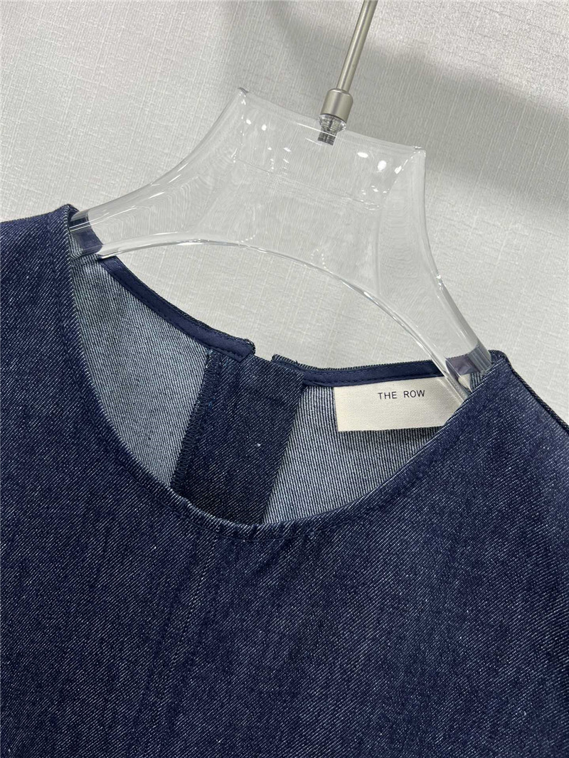 The R0w original color denim vest suit replicas clothes