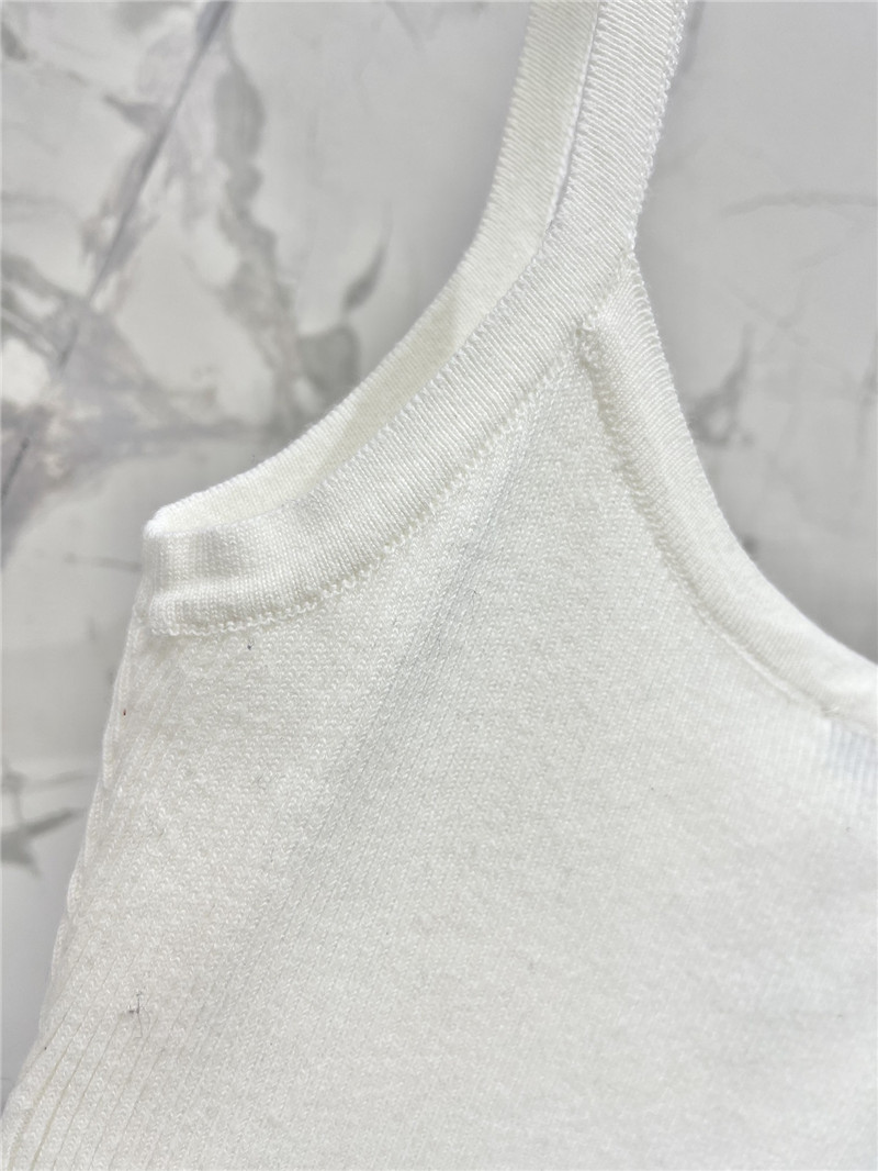 L0ew* embroidered logo camisole replicas clothes