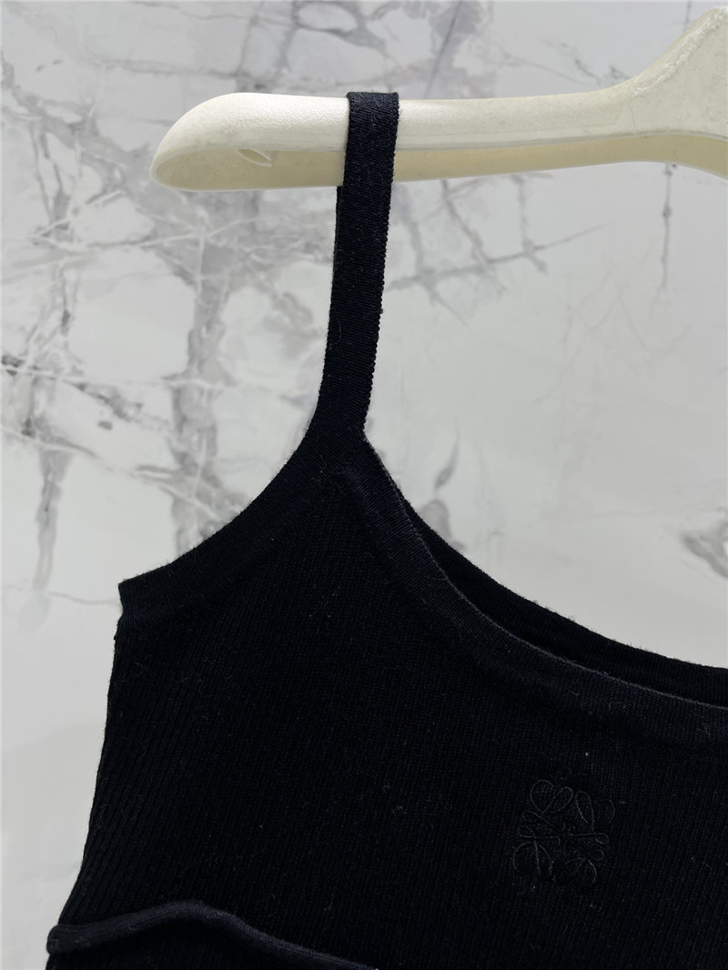 L0ew* embroidered logo camisole replicas clothes