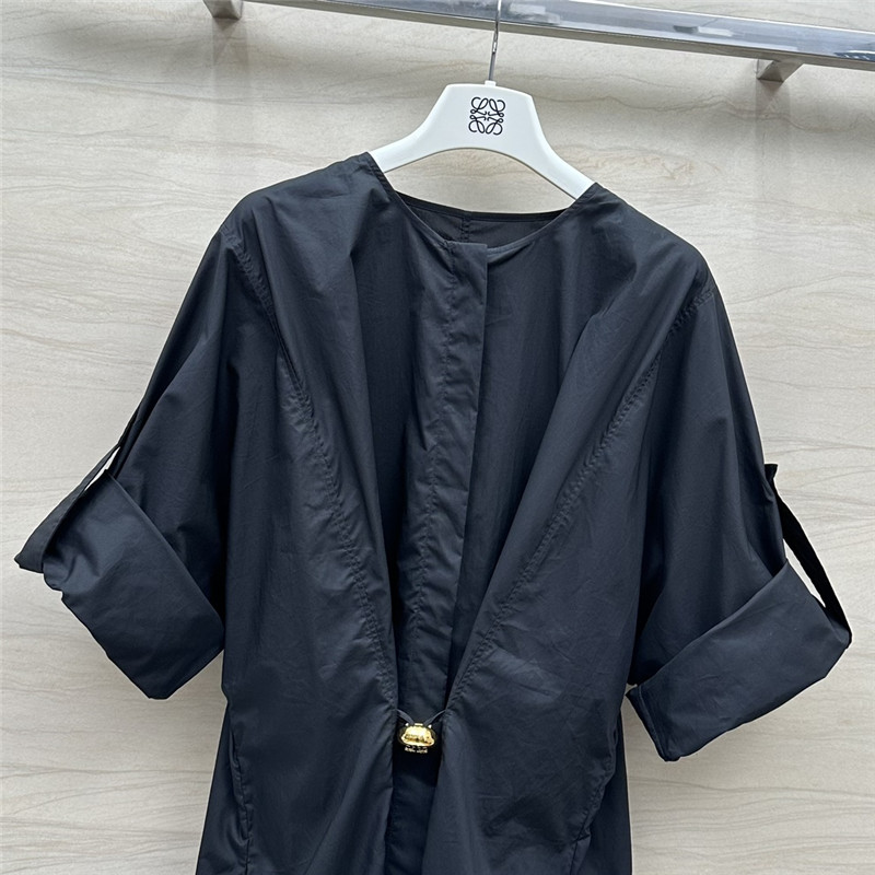 L0ew* waist button dress replica clothes
