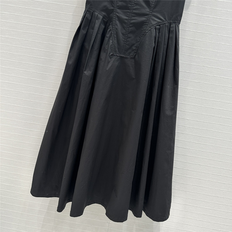 Pra*a suspender midi dress replica clothes