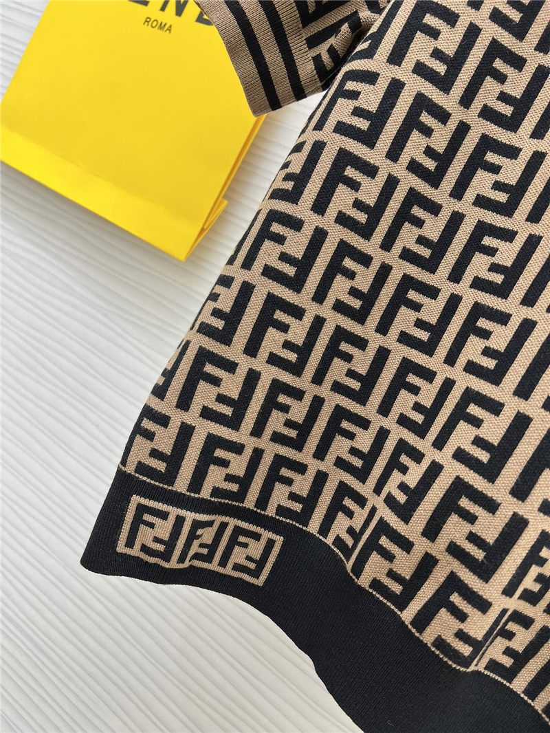 F**di monogram short-sleeved sweater replica clothing sites