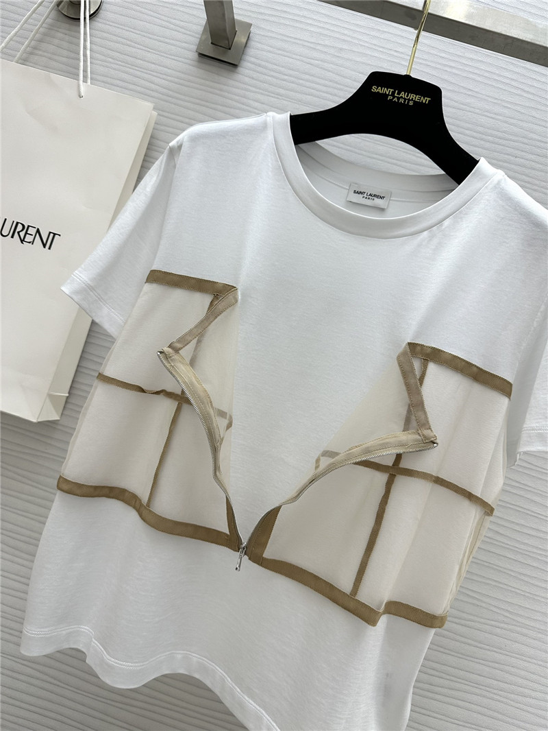 Y51 fake two-piece design short-sleeved t-shirt replica clothes
