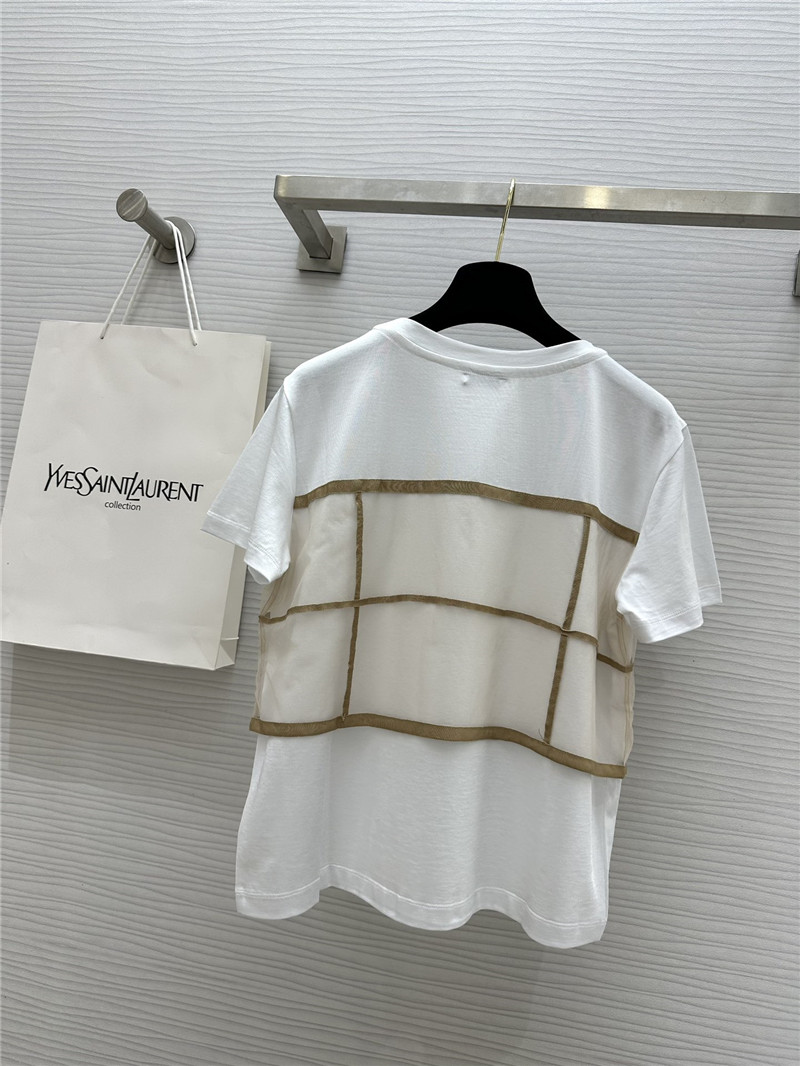 Y51 fake two-piece design short-sleeved t-shirt replica clothes