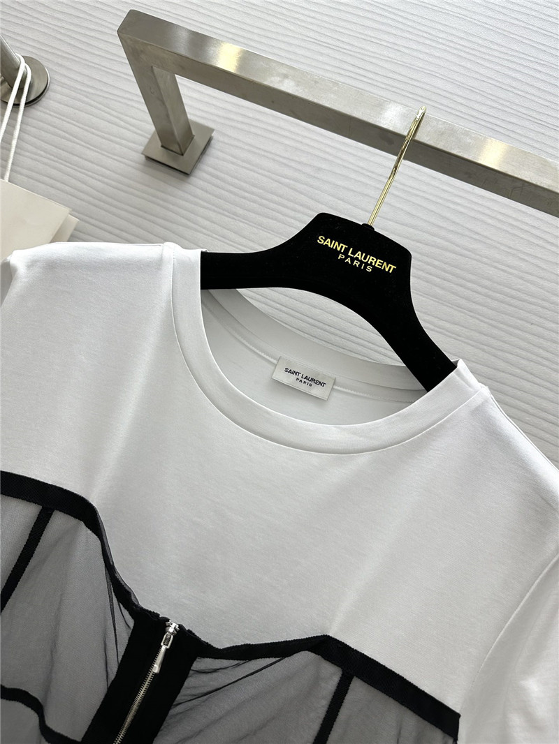 Y51 fake two-piece design short-sleeved t-shirt replica clothes