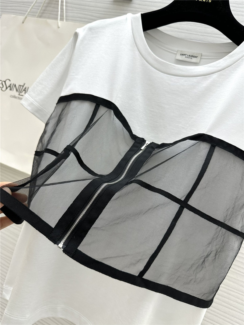 Y51 fake two-piece design short-sleeved t-shirt replica clothes