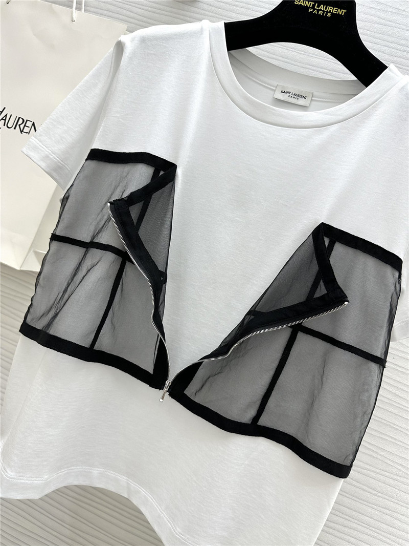 Y51 fake two-piece design short-sleeved t-shirt replica clothes