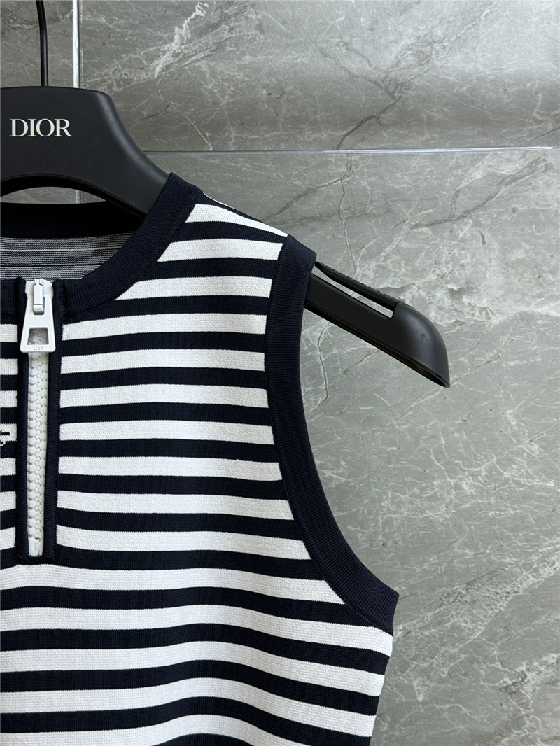D10r striped knit vest replica designer clothing websites