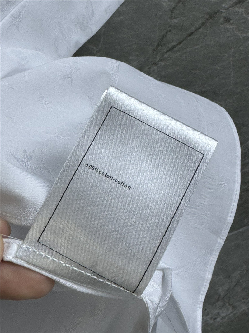 Ch**el dark pattern short sleeve shirt replicas clothes