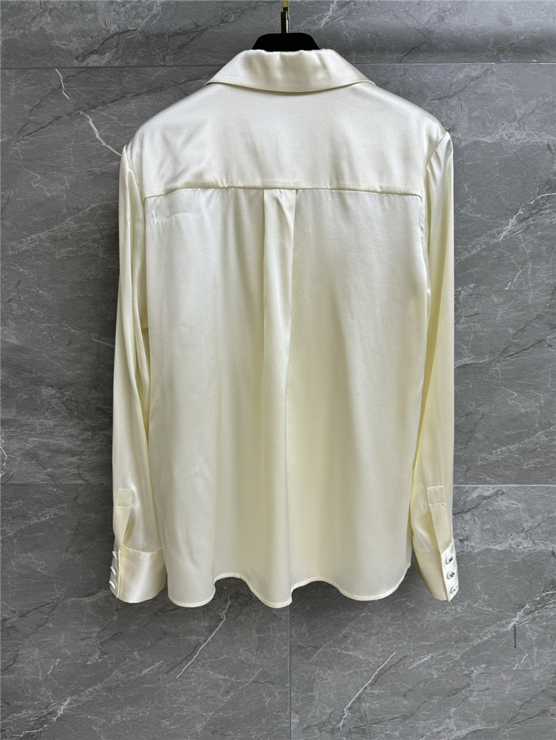 Ch**el satin silk shirt replica d&g clothing
