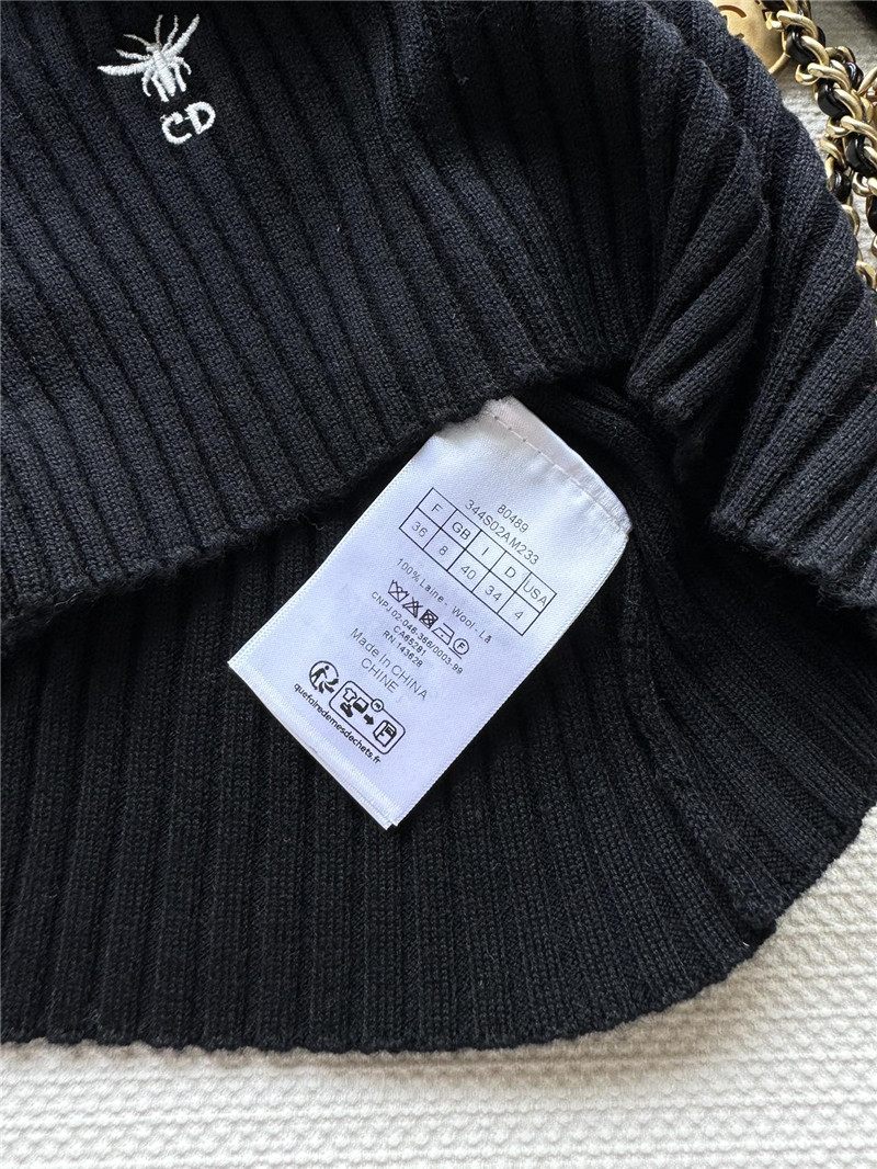 D10r knitted striped short-sleeved top replica designer clothes