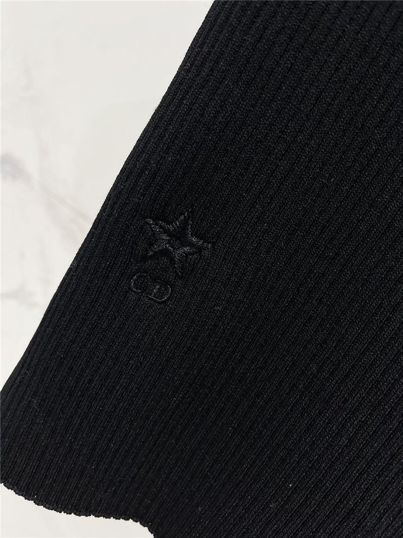 D10r cap sleeve knit polo shirt