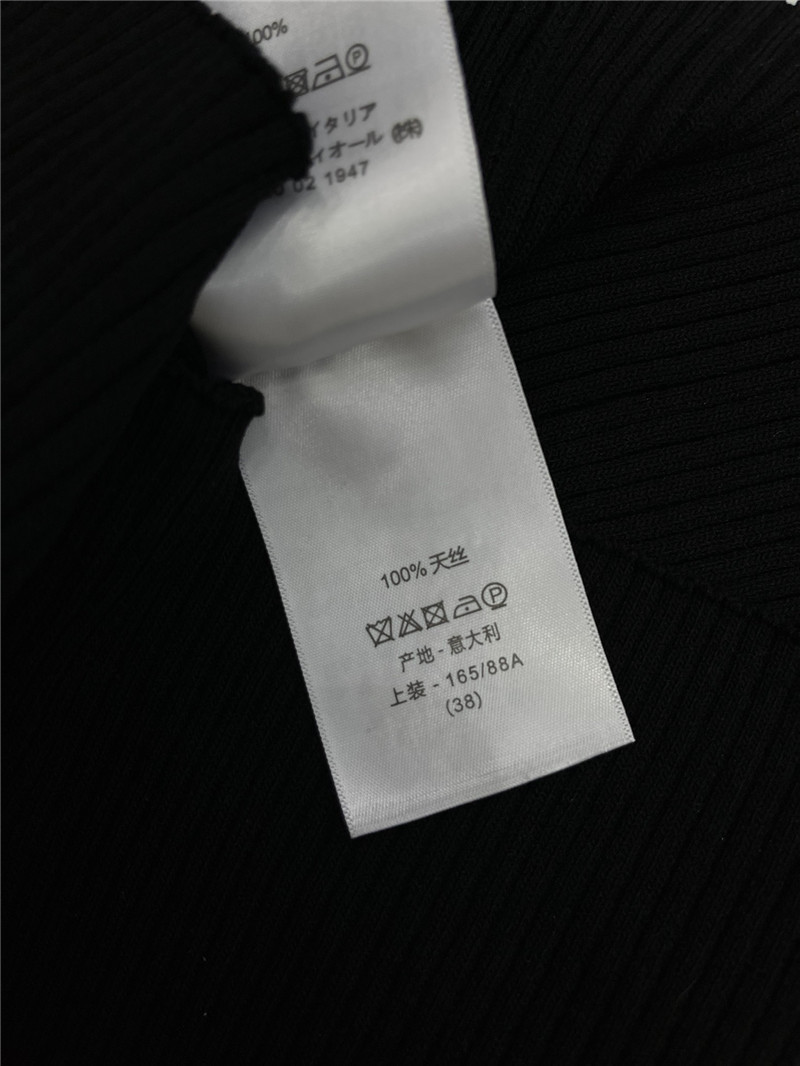 D10r cap sleeve knit polo shirt