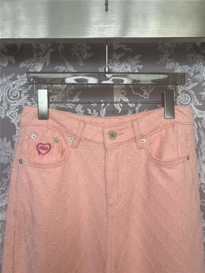 M1um1u new jacquard jeans cheap replica designer clothes