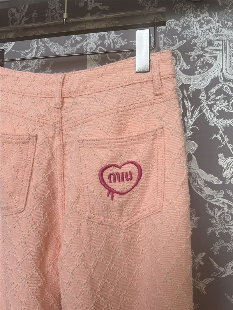 M1um1u new jacquard jeans cheap replica designer clothes