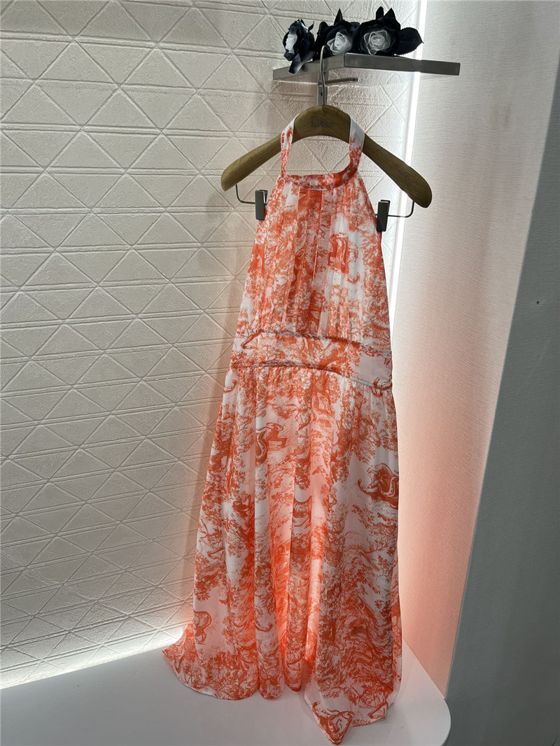 D10r halterneck one piece dress replica clothes