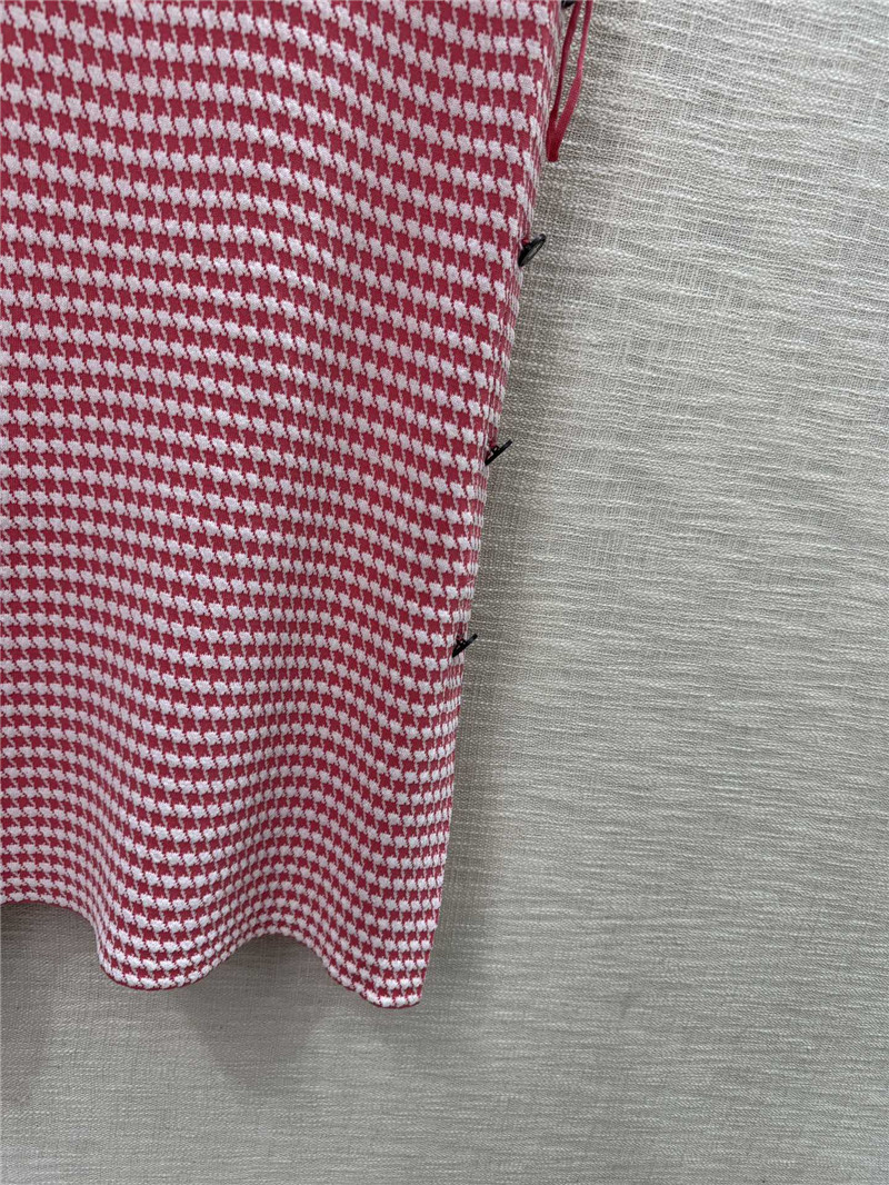 D10r houndstooth sleeveless knit dress replica clothing sites