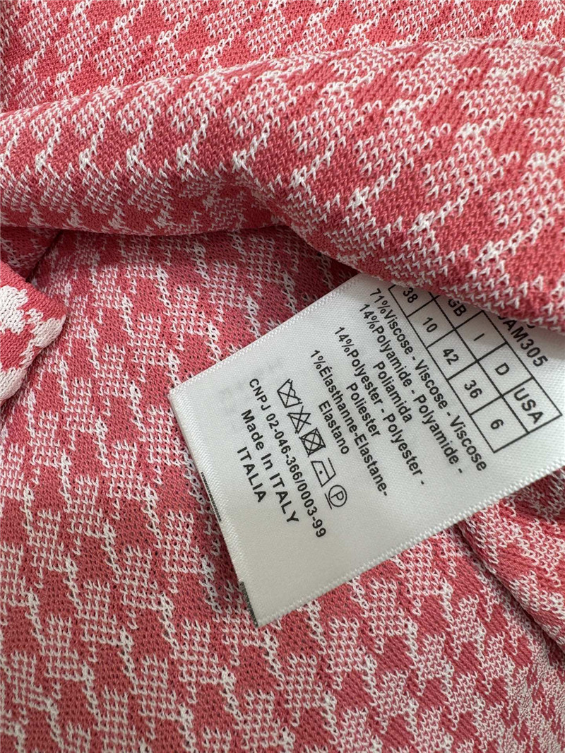 D10r houndstooth sleeveless knit dress replica clothing sites