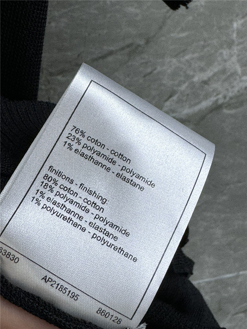 Ch**el ruffled knit top replica clothing sites