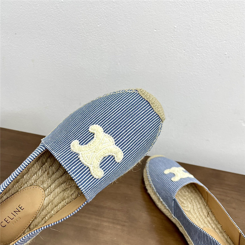 Ce1i*e les espadrilles in oshkosh canvas off-white/navy