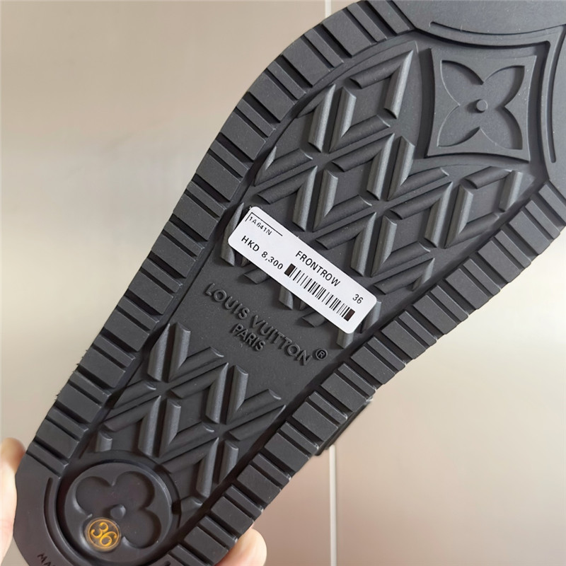 l0vis Vvtt0n bom dia flat comfort mule black calfskin