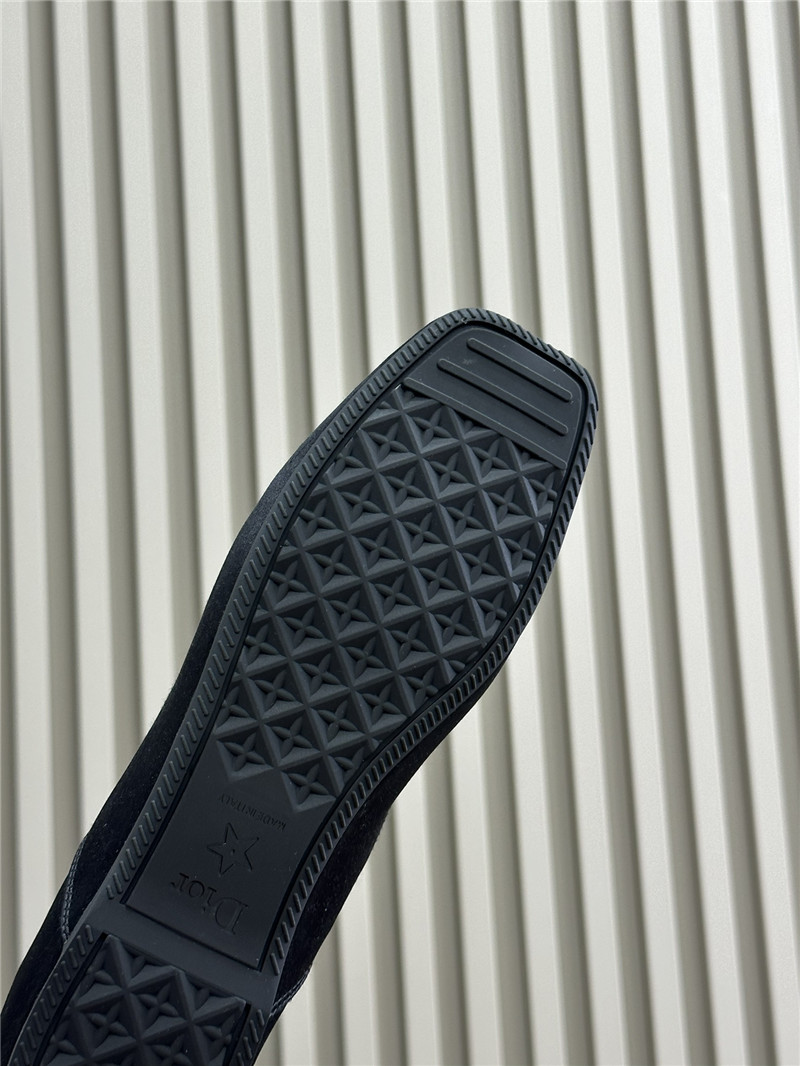 chr1st1an D10r d-joy black satin ballet flats