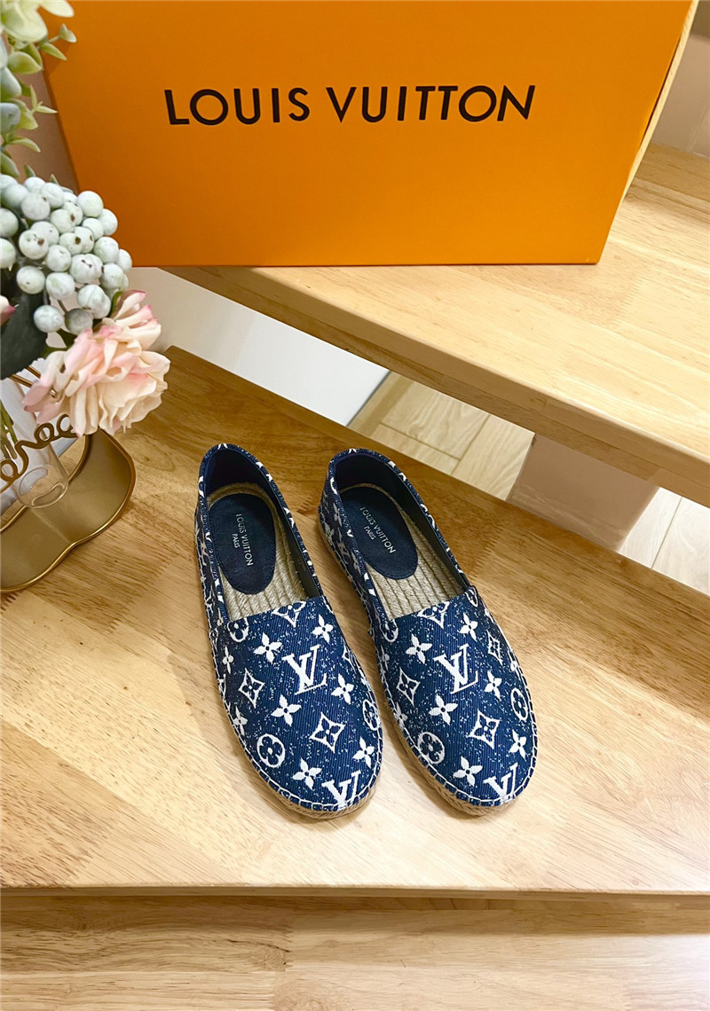 l0vis Vvtt0n bidart espadrilles blue monogram textile
