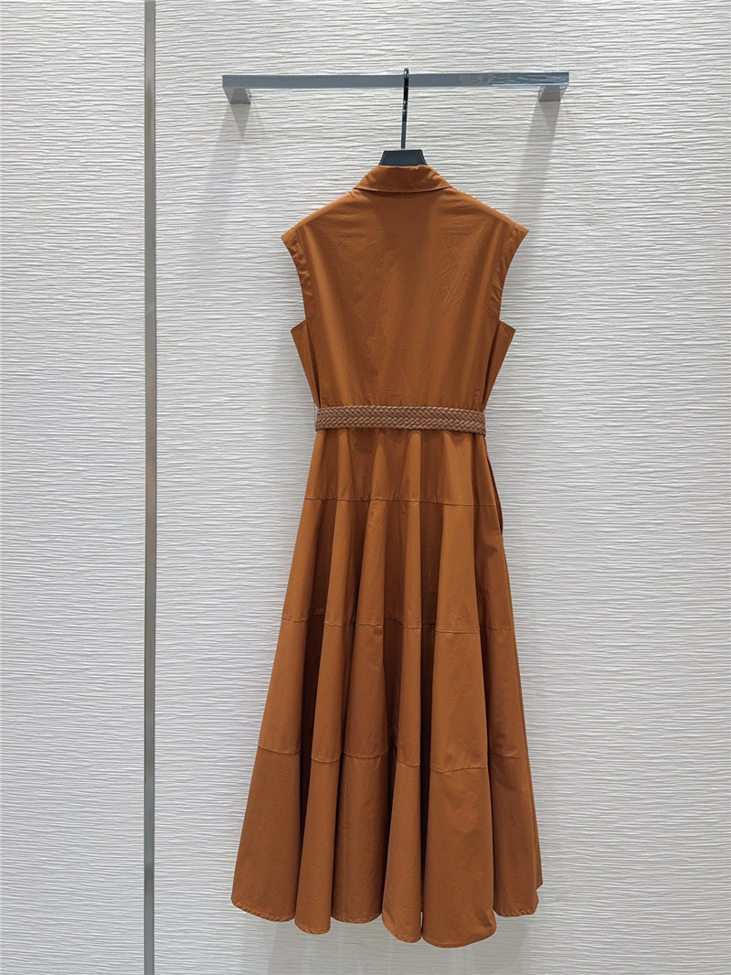 Vanitoo plain sleeveless dress replica d&g clothing