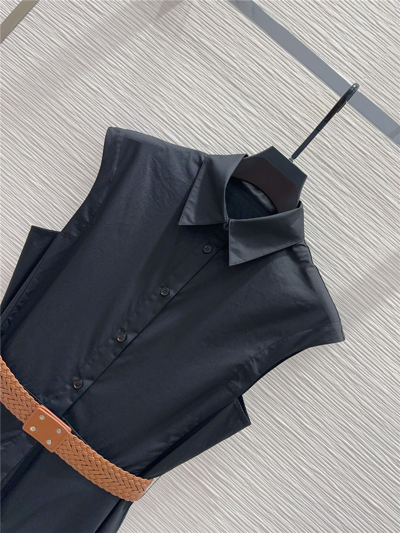 Vanitoo plain sleeveless dress replica d&g clothing