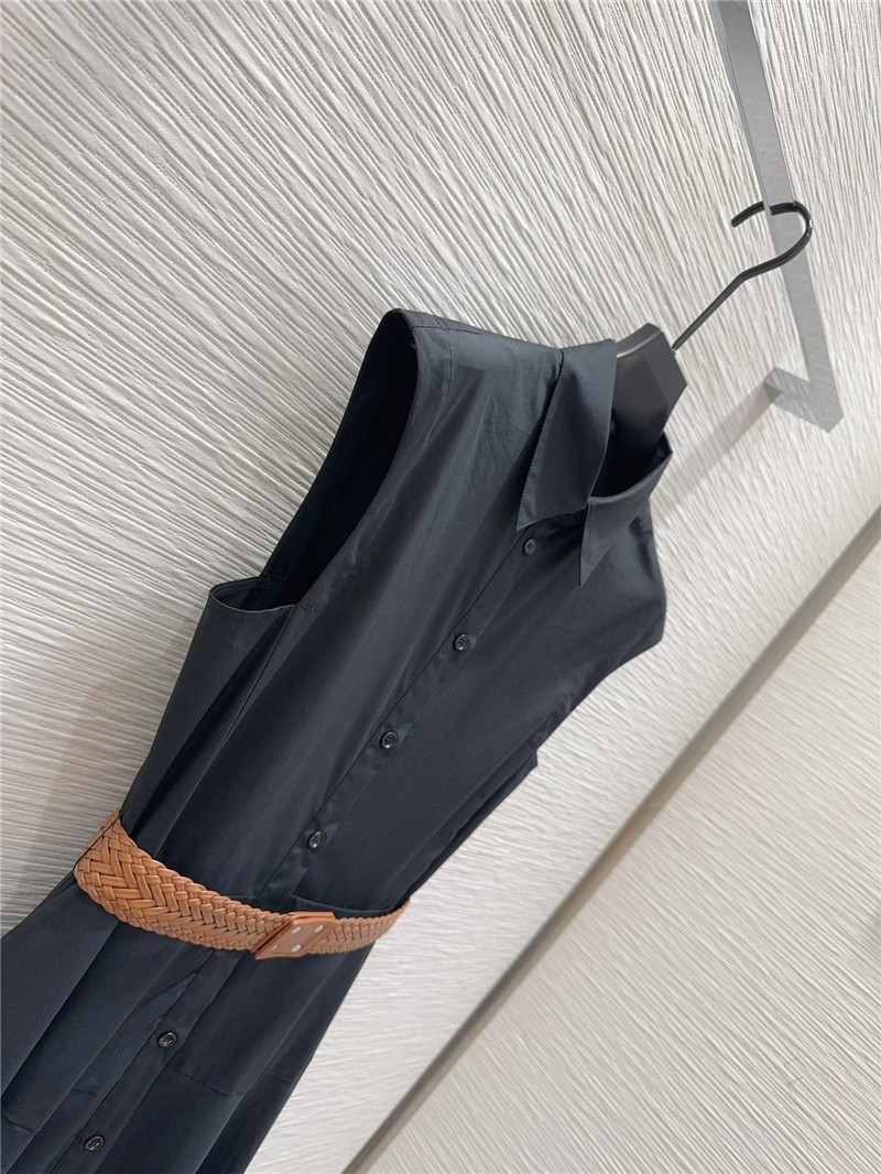 Vanitoo plain sleeveless dress replica d&g clothing