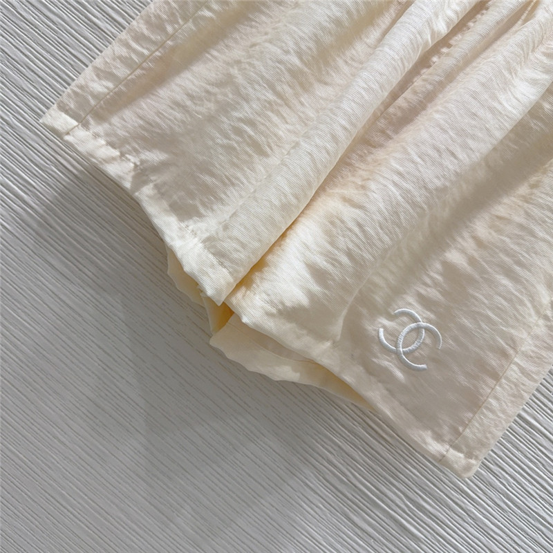 Ch**el shirt + shorts set replica designer clothes