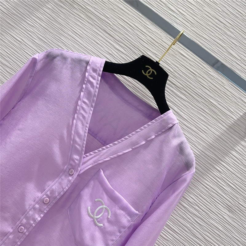 Ch**el shirt + shorts set replica designer clothes