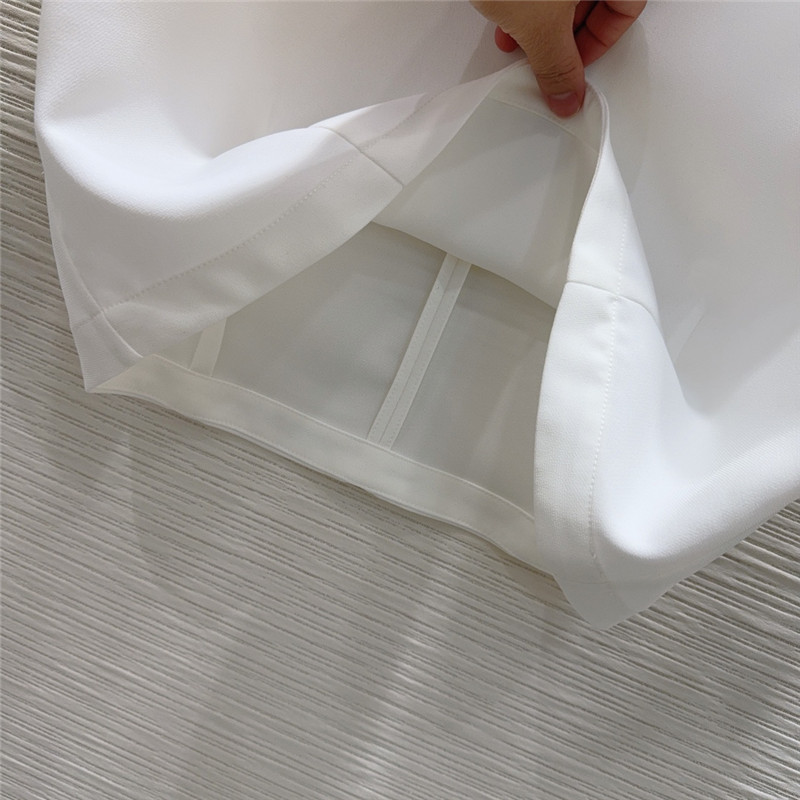 Va1e*ntin0 short-sleeved top + a-line long skirt replica clothing sites