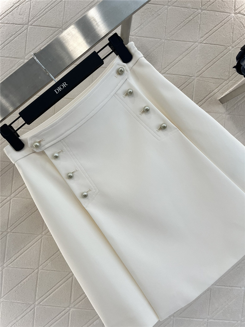 D10r double row a-line mini skirt cheap replica designer clothes