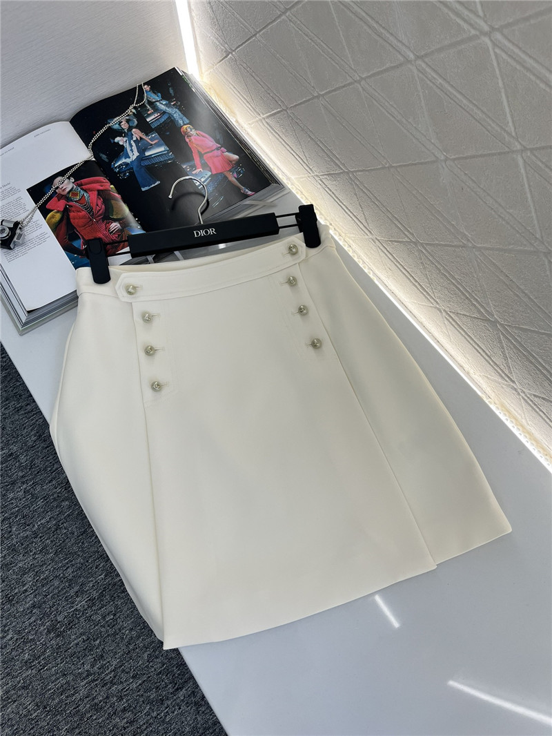 D10r double row a-line mini skirt cheap replica designer clothes