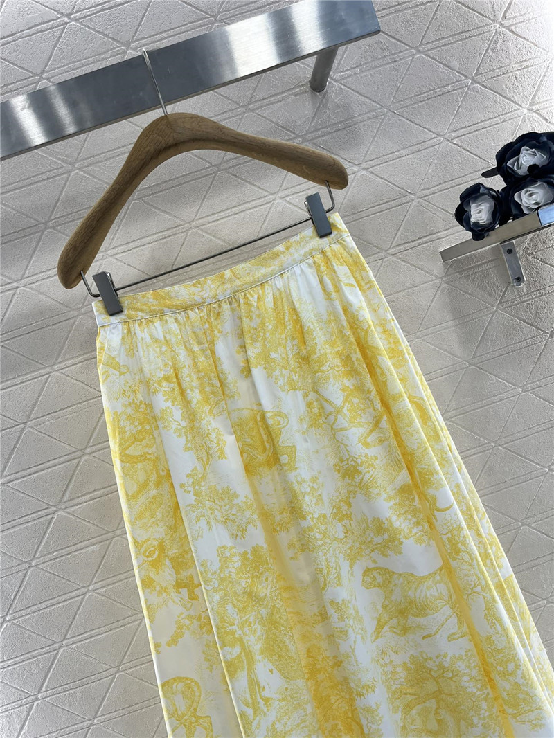 D10r silk cotton animal skirt replica designer clothing websites