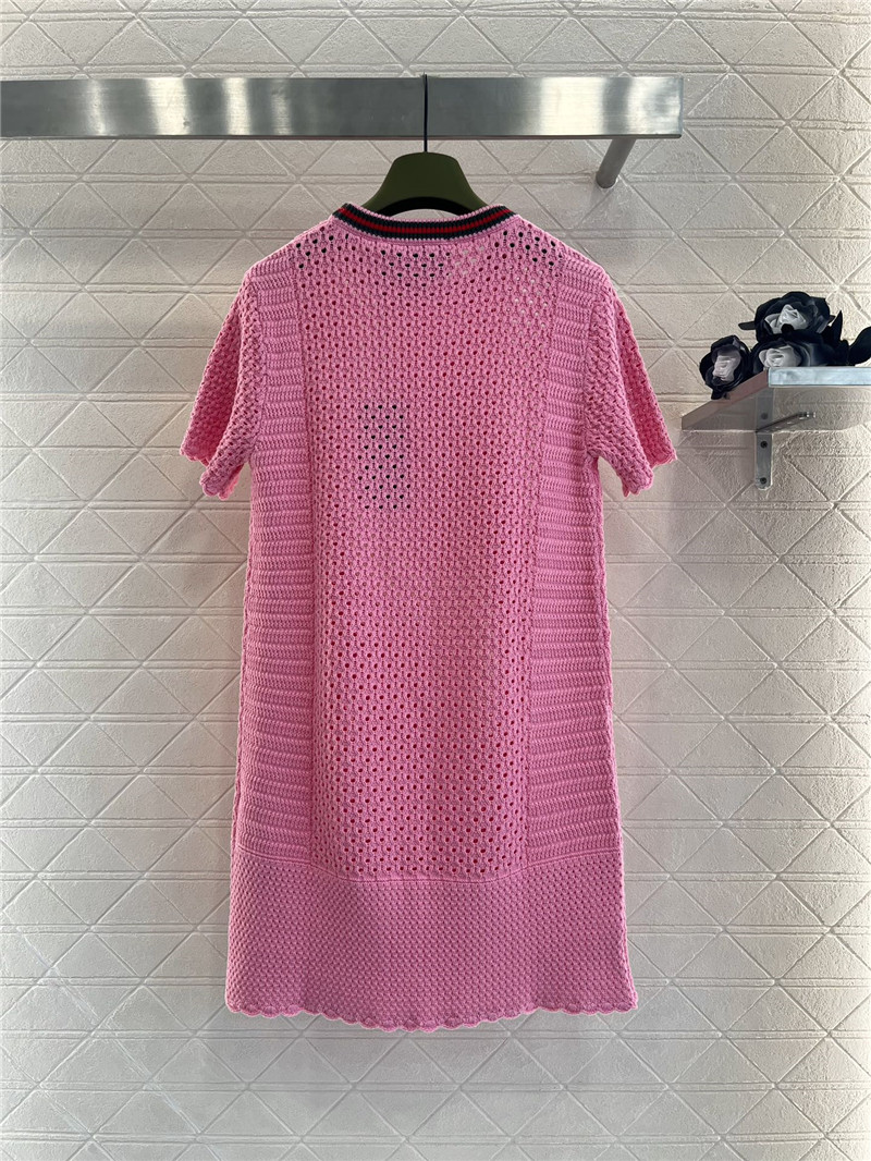 Gvc*1 hollow knit dress replica d&g clothing
