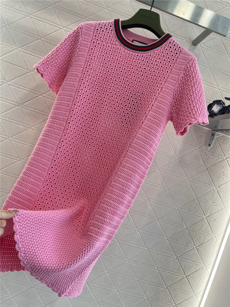 Gvc*1 hollow knit dress replica d&g clothing