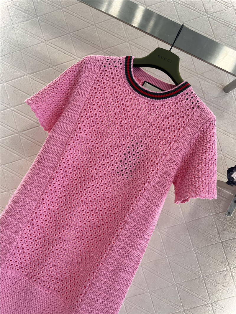 Gvc*1 hollow knit dress replica d&g clothing