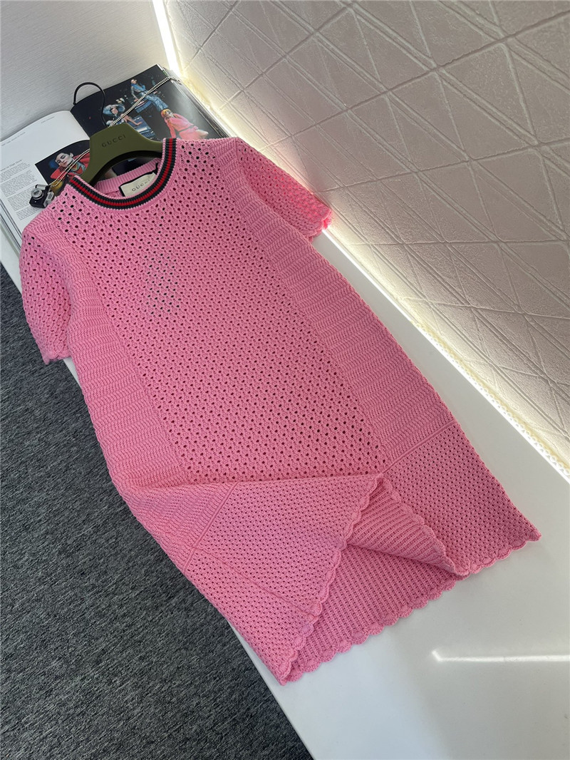 Gvc*1 hollow knit dress replica d&g clothing